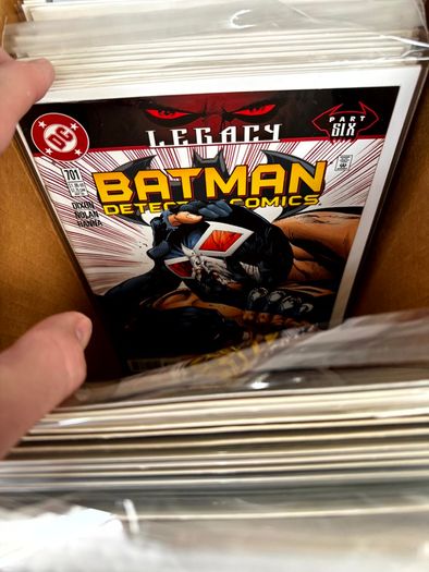 Detective Comics Batman Long Comic Box w 215 comics for Sale