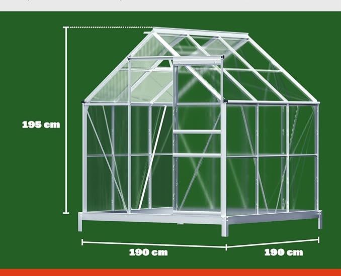 Aluminium Greenhouse Garden Green house