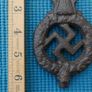 WW2 German Nazi large Cast Iron Third Reich Eagle pole top of flag (I think it's a reproduction) Image 6