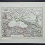 Set of 5 Antique Maps 1849 1850  Meyers Zeitung Atlas Image 2
