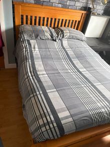Solid Oak bed