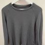 Grey Waffle Jumper Top Size S! Image 2