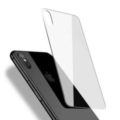 Back Tempered Glass Protector for Apple iPhone X XS Clear Guard