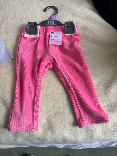 Mothercare baby cotton tops & leggins age 6-9monthe