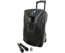 Portable Bluetooth PA Unit with Wireless Mics