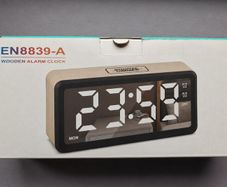 Digital alarm clock with LED display