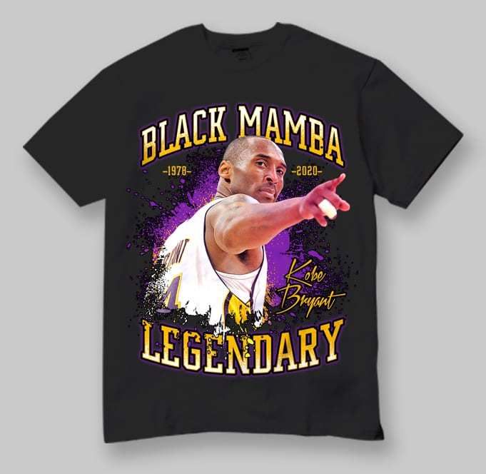 Kobe Bryant t-shirts black mamba t-shirts