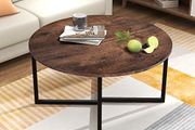 Coffee Table with Metal Legs