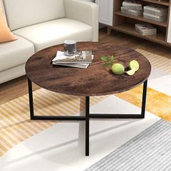 Coffee Table with Metal Legs