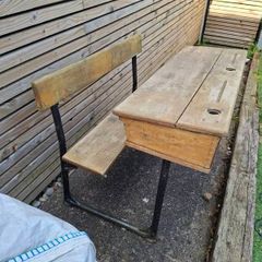 Vintage school desk