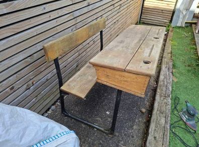 Vintage school desk
