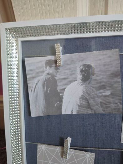 White Sparkly Picture Frame