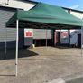6 x 4 metre Aluminium gazebo 50mm strong legs 3 colours -  Red,Green & Blue With sides & Bag Image 8