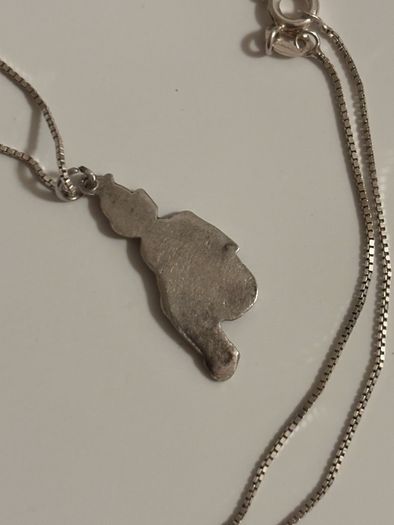 Sterling Silver Necklace with Elf/ Pixie Pendant