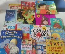 selection of kids books