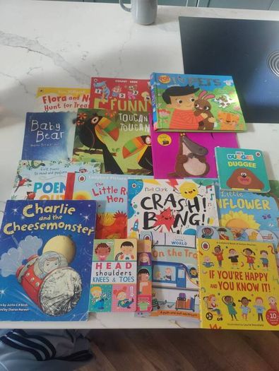 selection of kids books