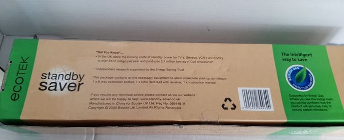 New standby saver socket in box