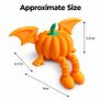Articulated Winged Pumpkin - 3D - Decor - Fidget Toy Image 3