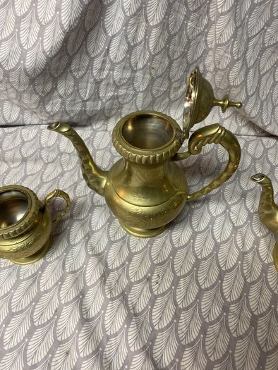 tea/coffee brass set