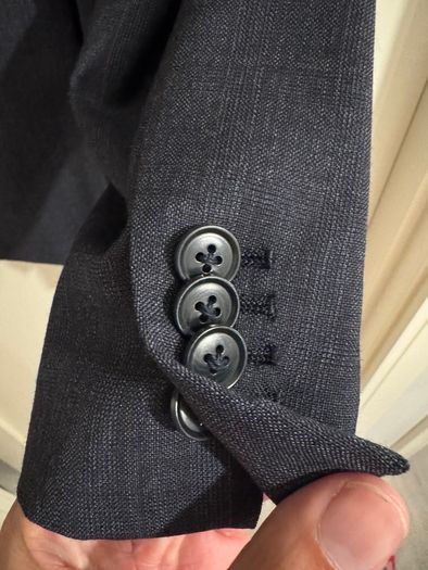 Mens navy blue 2 piece checksuit