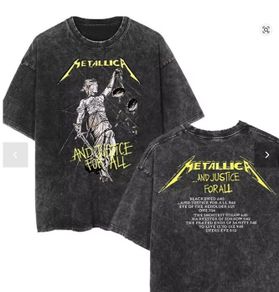 Metallica And Justice for All Tshirt  NEW  Size L (fits like XL)