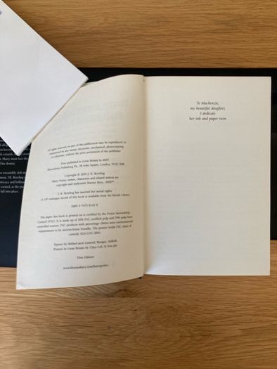 Harry Potter Book Adult Edition
