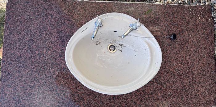 Granite top with sink