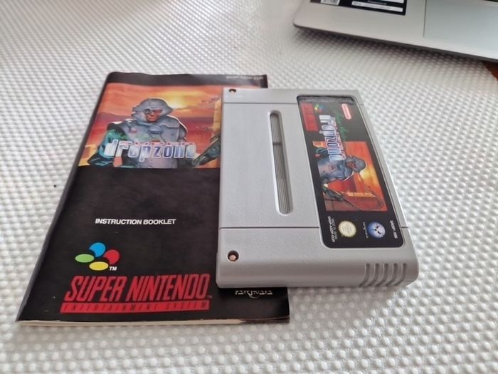 Super Drop Zone Snes Super Nintendo Arcade Retro Games Original