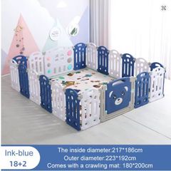 Baby Playpen Extra Large 20 Panels  with Crawling Mat