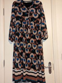 Perfect for Summer. gorgeous floral pleated midi dress from Senes