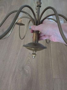 Brass ceiling light