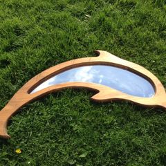 Dolphin shaped mirror