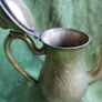 Vintage Old Antique brass tea pot  coffee pot Decorative Image 5