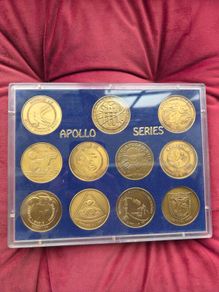Nasa Apollo mission bronze medals