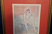 Framed Lautrec Print