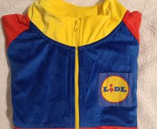 Lidl velour mens tracksuit top
