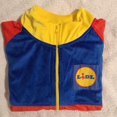 Lidl velour mens tracksuit top