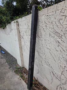 Heavy duty gate post