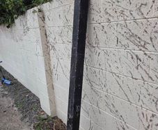 Heavy duty gate post