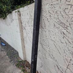 Heavy duty gate post