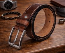 Unisex Premium Genuine Leather Belt Classic Stylish Waist Belt Durable Formal & Casual Designer Belt