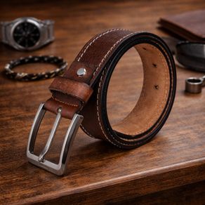 Unisex Premium Genuine Leather Belt Classic Stylish Waist Belt Durable Formal & Casual Designer Belt