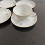 Set of Four Teacups/ Saucers Image 4