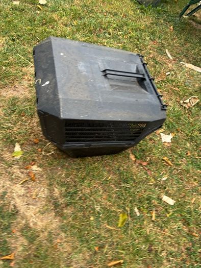 Castle garden lawnmower box