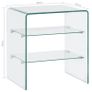 Coffee Table 50x40x56 cm Tempered Glass Image 5