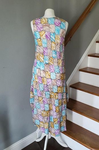 Multicolour summer dress, One Size