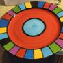 Decorative large ceramic plate collectible item manufactured by Ronit Furst, featuring the brand name ,KELIM YAFIM Image 5