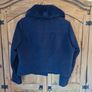 Navy Fur Collar Biker style Jacket Image 3