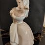 Vintage Nao by Lladro.  Girl with Lamb Image 2