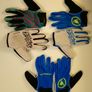 Original ENDURA HUMMVEE kids cycling gloves in AZURE BLUE or TEAL - children bike gloves for age up to 9 years old Image 3